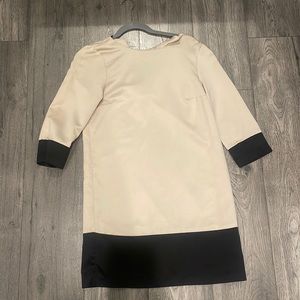 Cream & Black H&M dress